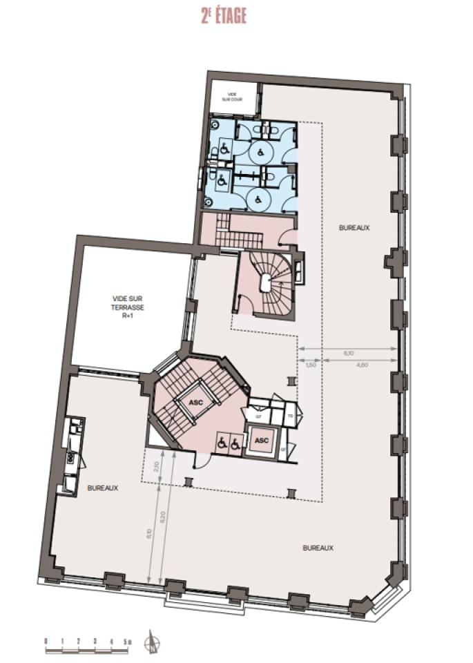 Bureau Paris 3776m² Location bureau Paris OLBUR2101408 10